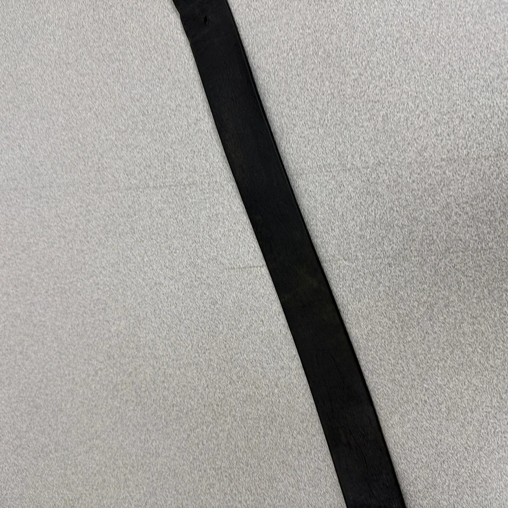 LeJon Tulliani Belt Mens 38 Black Leather Buckle Classic Everyday Casual USA